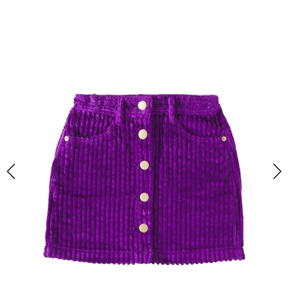 MOLO bera skirt in purple corduroy
